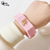 Multicolor Geometric Square Bee Acrylic Bangles for Women