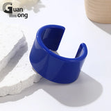 Resin Acrylic Cuff Bangles for Women Wide Bracelets Indian Party Jewelry