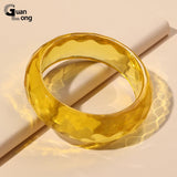 Colorful Transparent Cuff Bangles for Women - Acrylic Punk Bangle Bracelet