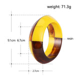 Multicolor Resin Bracelet Geometric Party Jewelry