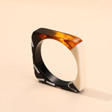Bohemian Resin Wide Bangles for Women - Wedding Jewelry