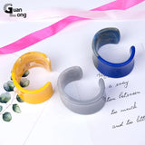 Colorful Open Bangle Resin Acrylic Jewelry