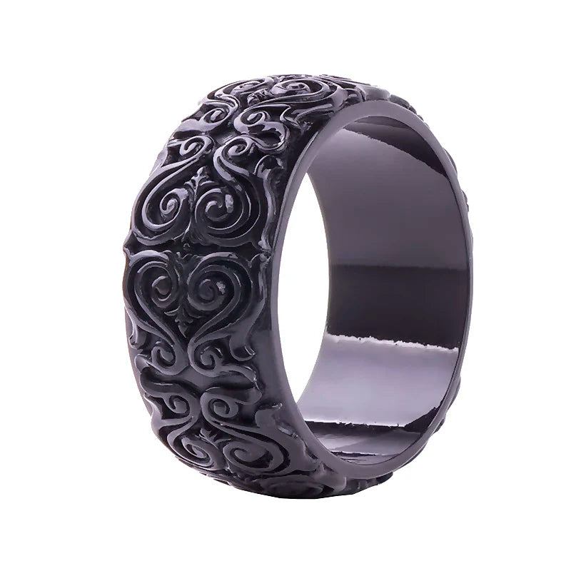 Floral Wide Resin Cuff Bangle Bracelet