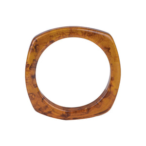 Resin Cuff Bracelet Bangle Geometric Pattern Charms Jewelry