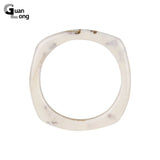 Resin Cuff Bracelet Bangle Geometric Pattern Charms Jewelry