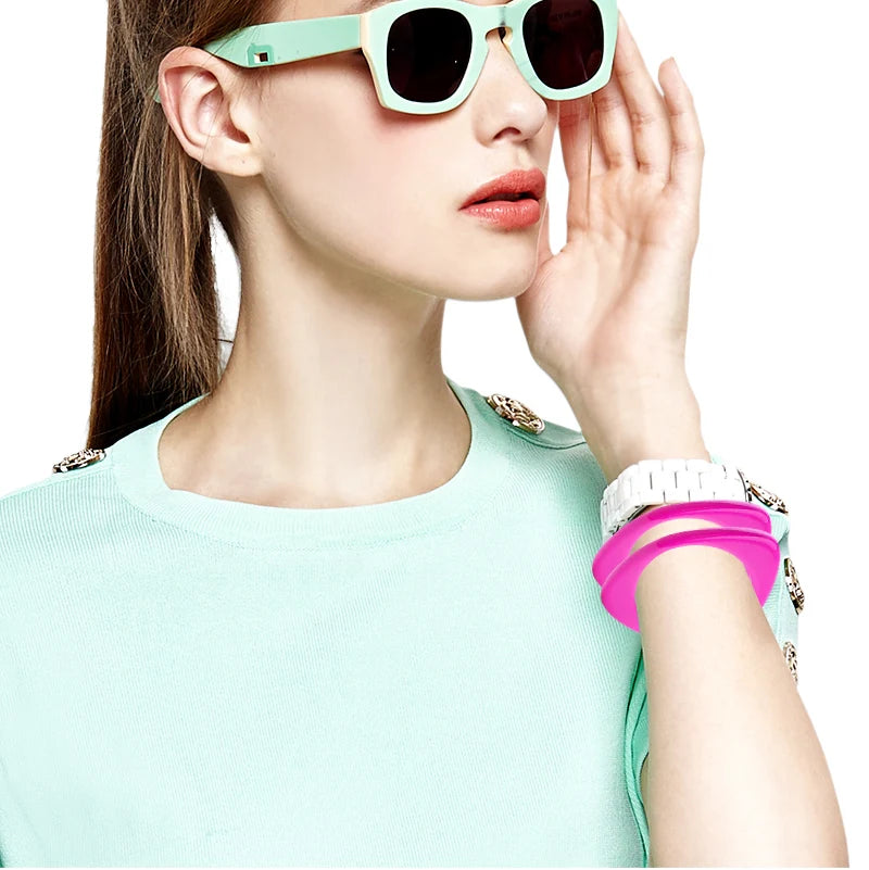 Vintage Resin Acrylic Bracelets for Women Unisex Handmade Bangle