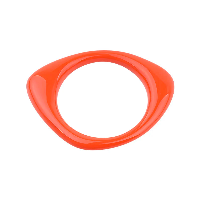 Vintage Resin Acrylic Bracelets for Women Unisex Handmade Bangle