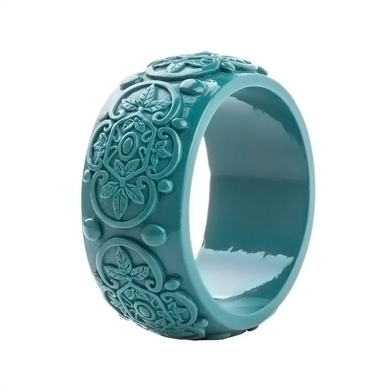 Colorful Bohemian Wide Bangles Acrylic Resin Indian Bracelets Bangles