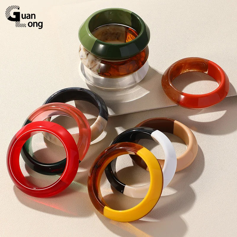 Vintage Retro Geometric Cuff Bracelets for Women Wide Bangles Jewelry