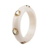 Guanlong Vintage Resin Cuff Bracelet for Women