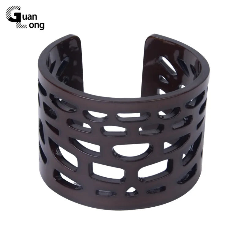 Guanlong Resin Acrylic Bangles with Charms for Women