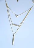 925 Silver Micro Pave CZ Layer Necklace