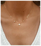 925 Silver Vermeil CZ Opal Choker Necklace