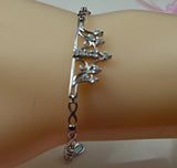 925 Sterling Silver Crown Bracelet, BR1001