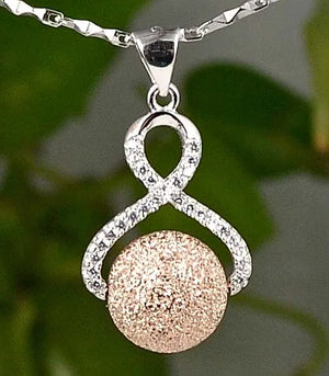 925 Silver CZ Satelite Pendant 25mm PE36500
