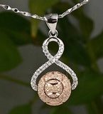 925 Silver CZ Satelite Pendant 25mm PE36500