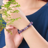 Amethyst Stone Beads Bracelet Fine Jewelry