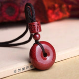 Guardian Jewelry ZHUSHA Necklace Pendant Donuts Lucky