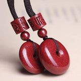 Guardian Jewelry ZHUSHA Necklace Pendant Donuts Lucky