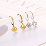 Guardian Stars Flowers God Eye Round Multi-hanging Hoop Earrings