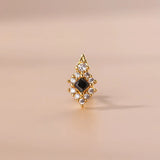 Zircon Ear Bone Stud Stainless Steel