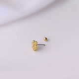Exaggeration Animal Stud Stainless Steel Fine Rod Screw Ball Stud Ear