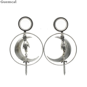 Sheep Stainless Steel Ear Plugs Tunnels Expander Gauges Ear Stretching