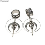 Sheep Stainless Steel Ear Plugs Tunnels Expander Gauges Ear Stretching