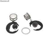 Sheep Stainless Steel Ear Plugs Tunnels Expander Gauges Ear Stretching