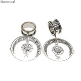 Sheep Stainless Steel Ear Plugs Tunnels Expander Gauges Ear Stretching