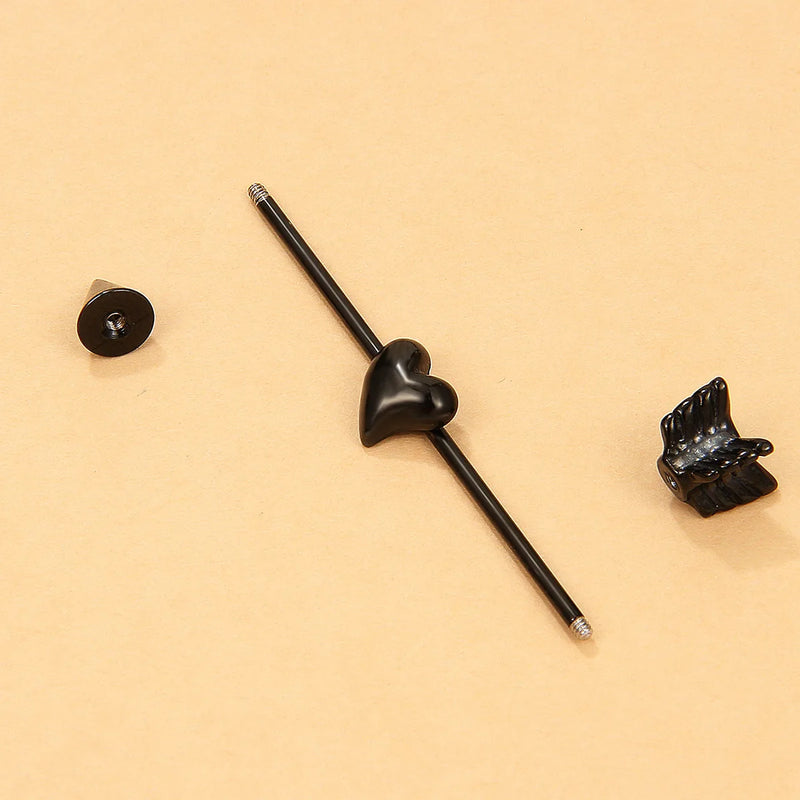 Love Ear Piercing Stainless Steel Piercing Jewelry
