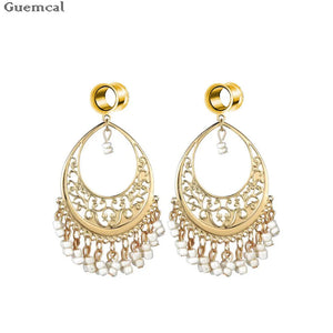 Feather Dangle Earring Ear Gauges Piercing
