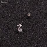 Sweet Stainless Steel Star Stud Earrings Set