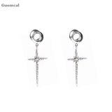 Personalized Five-pointed Star Letter Cat Rose Flower Pendant Ear Piercing