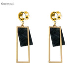 Personalized Five-pointed Star Letter Cat Rose Flower Pendant Ear Piercing