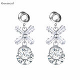 2pcs Stainless Steel Bowknot Fan Ear Expansion Piercing