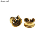 Stainless Steel Snake Ear Gauges 1 pair 6-30mm