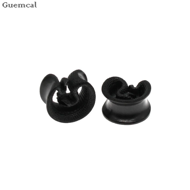 Stainless Steel Snake Ear Gauges 1 pair 6-30mm