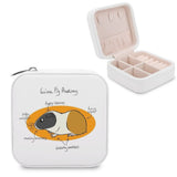 Guinea Pig Jewelry Storage Box Organizer Travel Case Animals