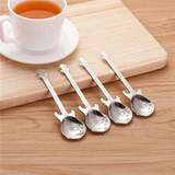 Stainless Steel Guitar Coffee Teaspoons, Set of 4
