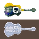 Guitar Pendant Resin Mold DIY Wall Hanging Silicone Mold