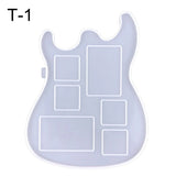Guitar Photo Frame Epoxy Resin Mold DIY Crafts Tools
