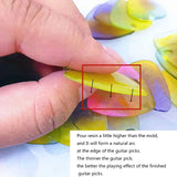 Guitar Pick Epoxy Resin Molds Triangle Plectrum Case Silicone Mold