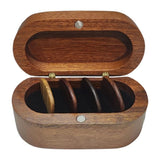 Wooden Guitar Pick Holder Set with Display Case