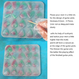 Triangle Guitar Pick Silicone Mold DIY Jewelry Pendant Making Tool