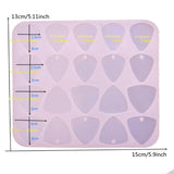 Triangle Guitar Pick Silicone Mold DIY Jewelry Pendant Making Tool