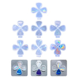 Guitar Pick Resin Molds Silicone Epoxy Casting Mold for Keychain