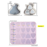 Triangle Guitar Pick Resin Molds for Casting