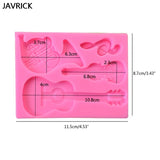 Guitar Violin Keychain Silicone Mold with Hole Keyring Pendant Mold