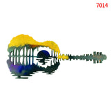 Guitar Wall Hanging Silicone Mold DIY Guitar Decorative Jewelry Pendant Mold